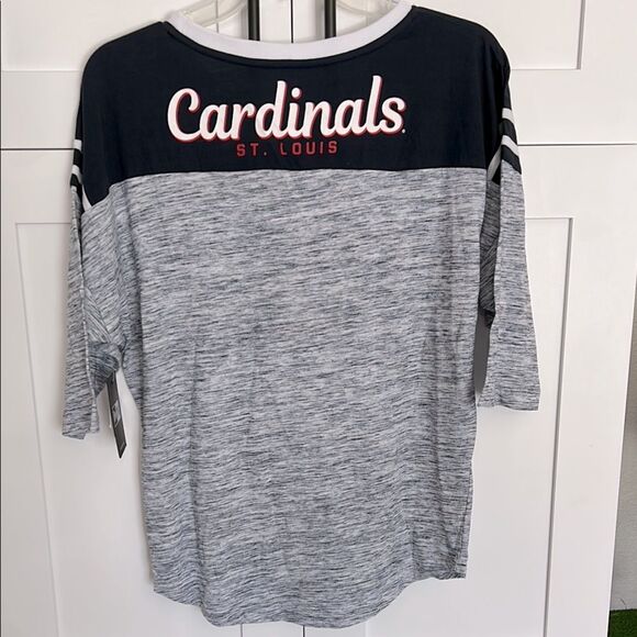 New Era Blue and Gray Short Sleeve Tee - Picture 3 of 3